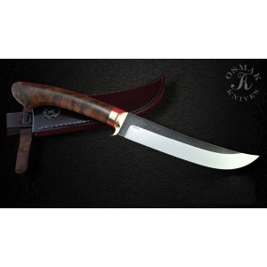 КОЧІВНИК ексклюзивний ніж ручної роботи майстра студії RUSLAN KNIVES, купити замовити в Україні (Сталь N690™ 61 HRC). Photo 3